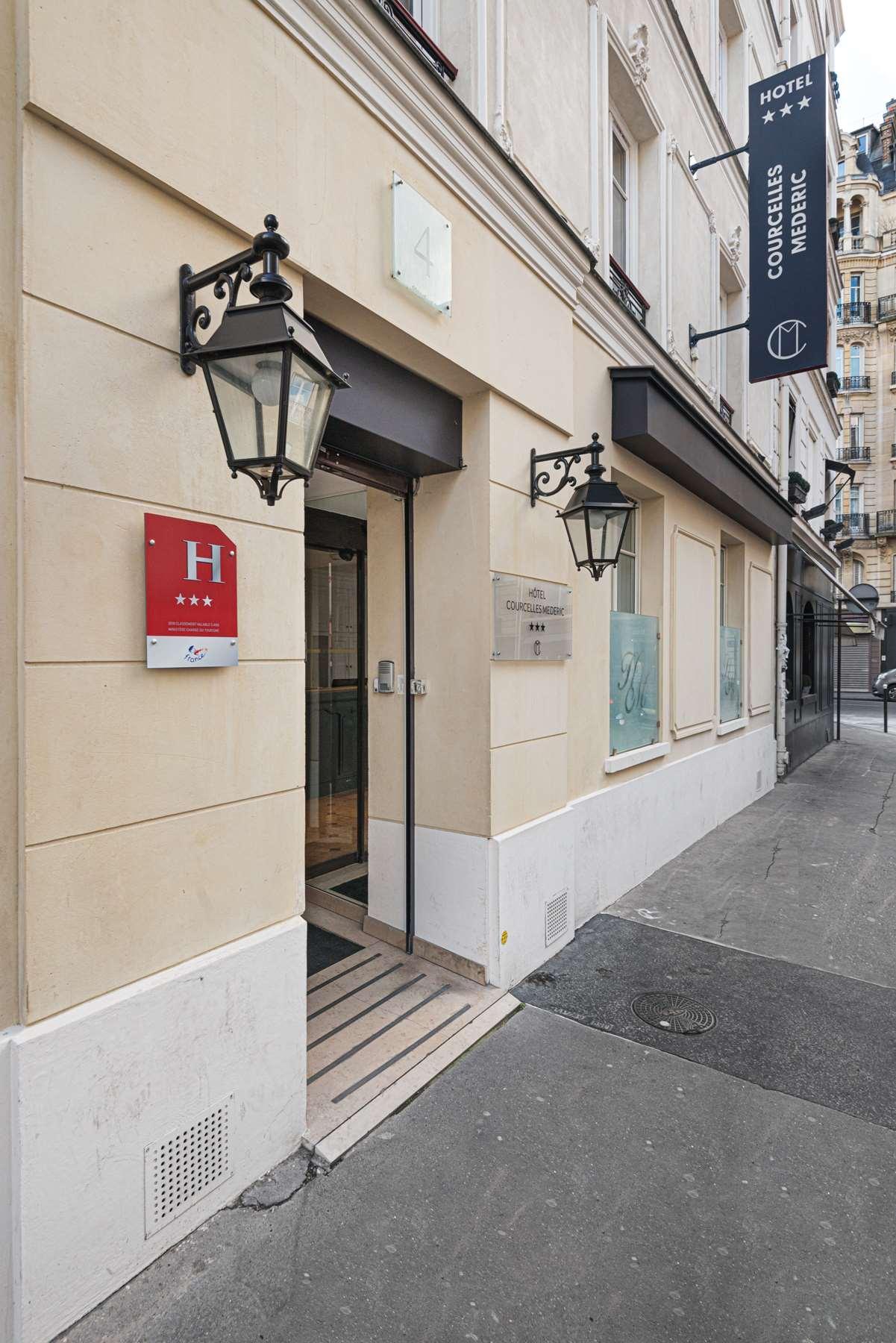 Courcelles Mederic Hotel Párizs Kültér fotó
