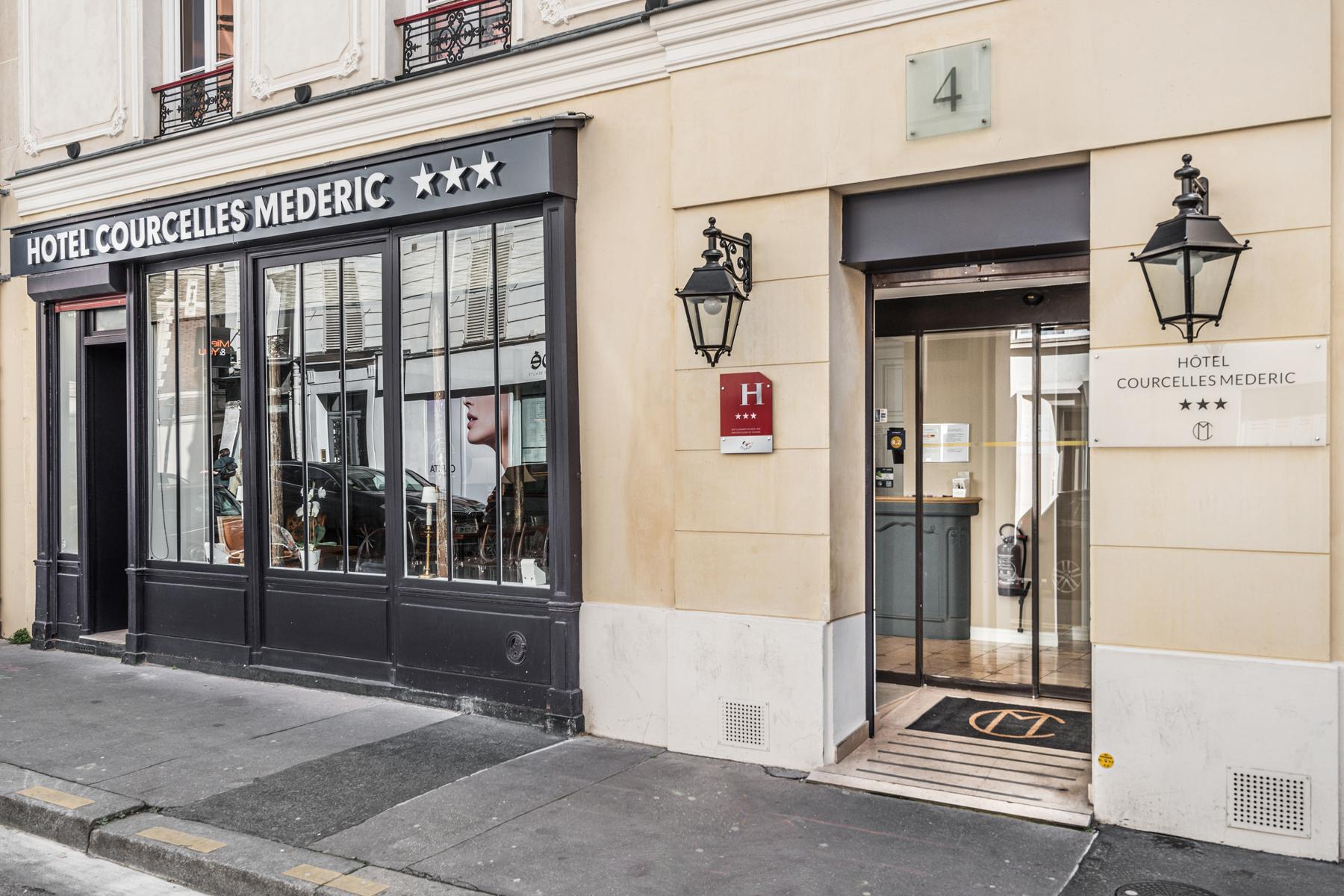 Courcelles Mederic Hotel Párizs Kültér fotó